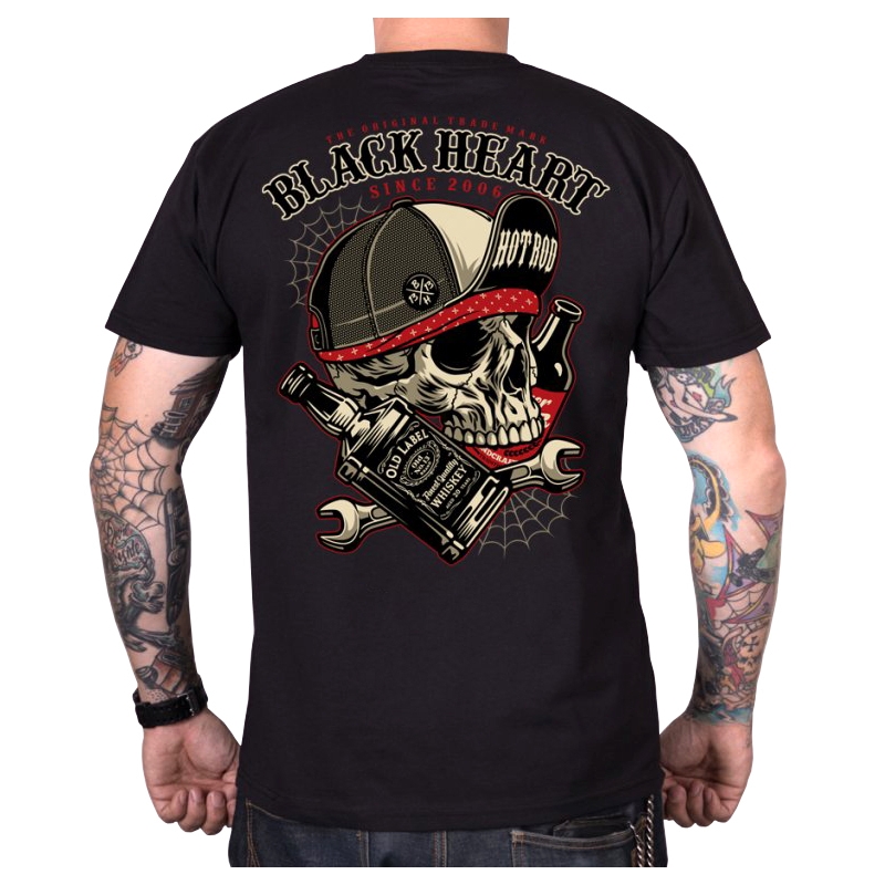 Męska koszulka Black Heart Commander czarna