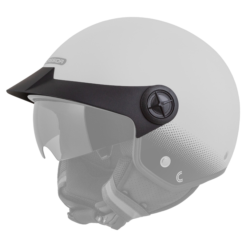 Kask motocyklowy otwarty Cassida Handy Plus biało-czarny
