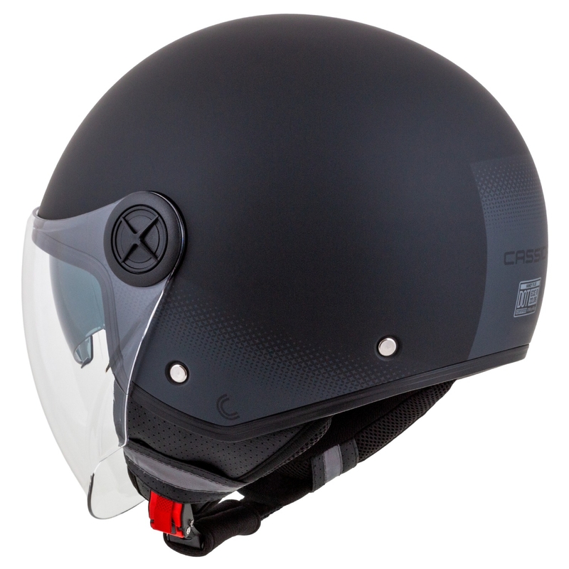 Kask motocyklowy otwarty Cassida Handy Plus czarny-szary
