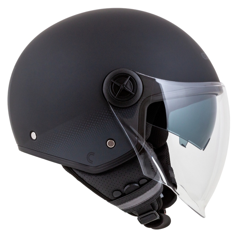 Kask motocyklowy otwarty Cassida Handy Plus czarny-szary