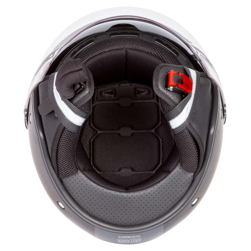 Kask motocyklowy otwarty Cassida Handy Plus czarny-szary