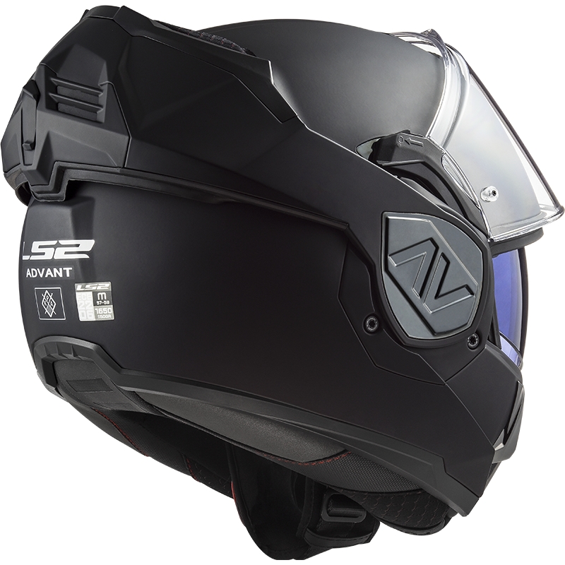 Kask motocyklowy typu flip-up LS2 FF906 Advant Solid czarny matowy
