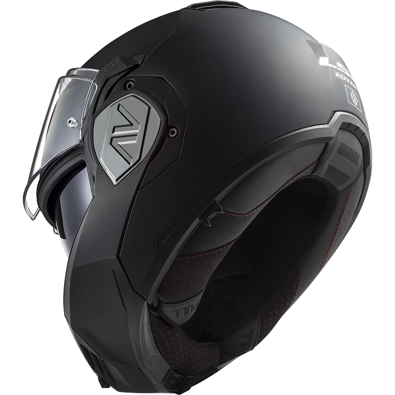 Kask motocyklowy typu flip-up LS2 FF906 Advant Solid czarny matowy
