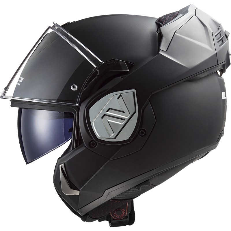 Kask motocyklowy typu flip-up LS2 FF906 Advant Solid czarny matowy