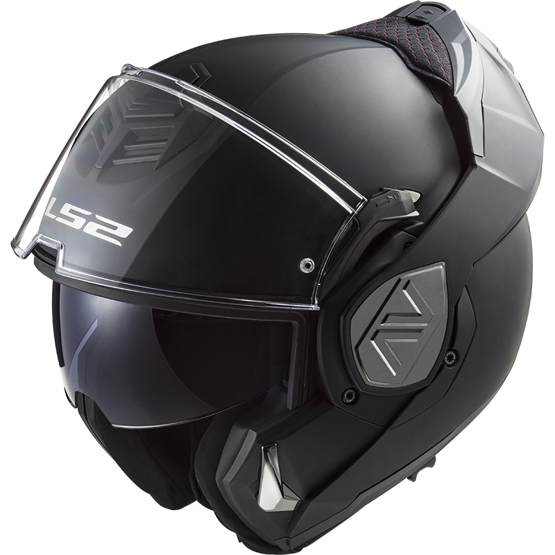 Kask motocyklowy typu flip-up LS2 FF906 Advant Solid czarny matowy