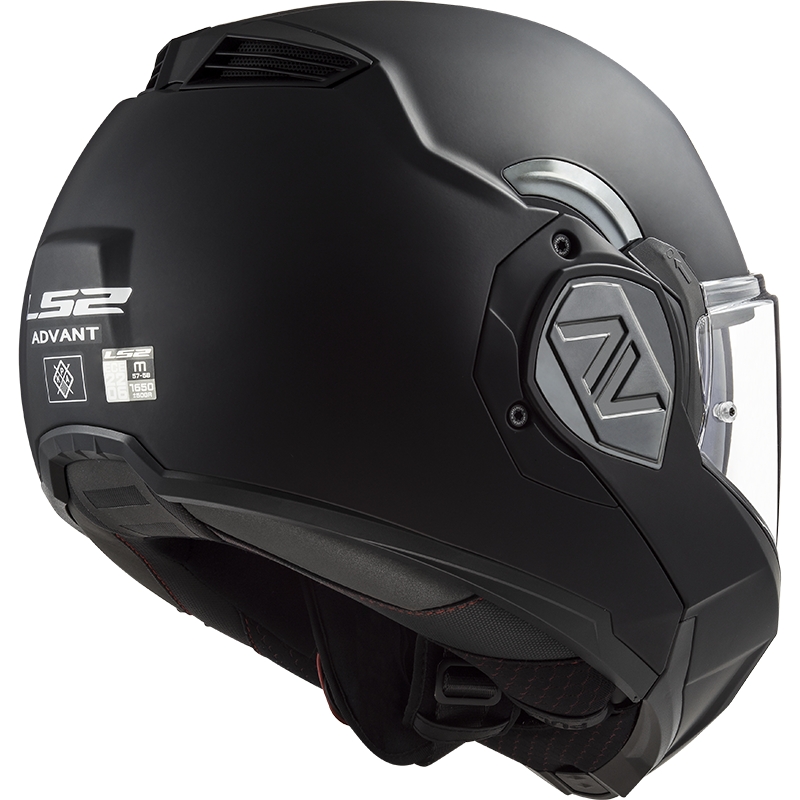 Kask motocyklowy typu flip-up LS2 FF906 Advant Solid czarny matowy