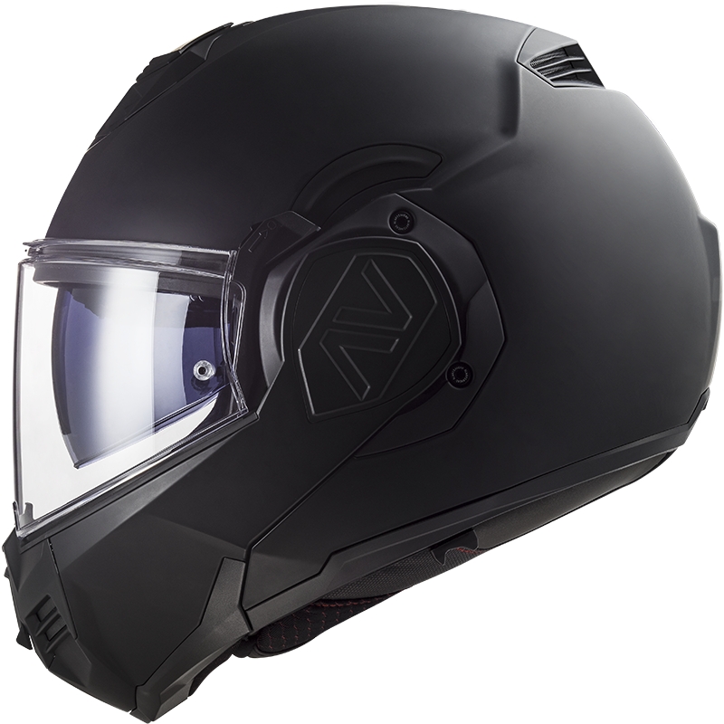 Kask motocyklowy z klapką LS2 FF906 Advant Noir-06 czarny