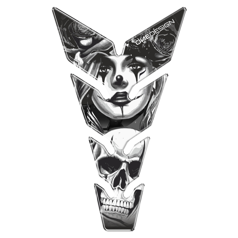 Pokrywa zbiornika paliwa - tankpad Print Women with skull