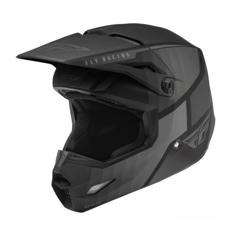 Kask motocrossowy FLY Racing Kinetic Drift czarno-szary