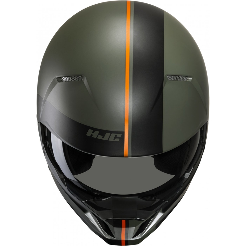 Kask otwarty HJC i20 Batol MC4SF pomarańczowo-czarno-zielony wyprzedaż