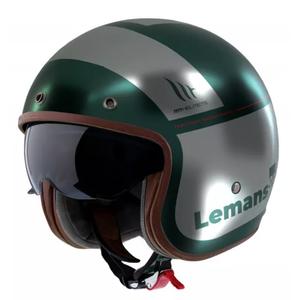 MT LeMans 2 SV Quality C2 otwarty kask motocyklowy zielono-szary