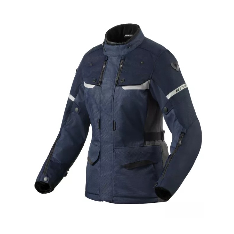 Damska kurtka motocyklowa Revit Outback 4 H2O niebieska