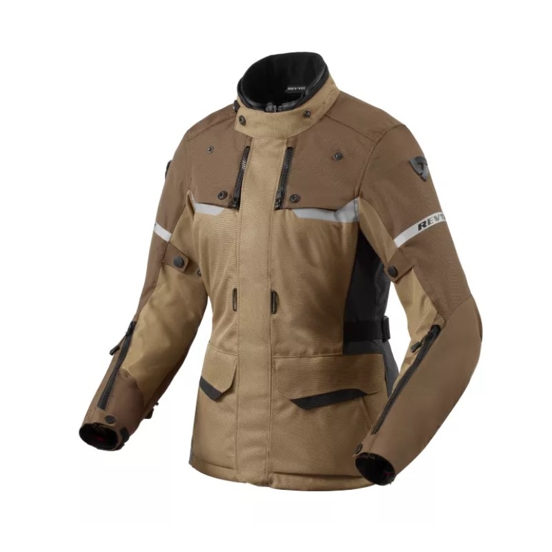 Damska kurtka motocyklowa Revit Outback 4 H2O brązowa wyprzedaż