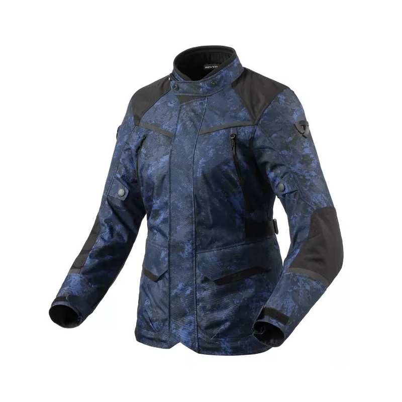 Damska kurtka motocyklowa Revit Voltiac 3 H2O camo blue wyprzedaż