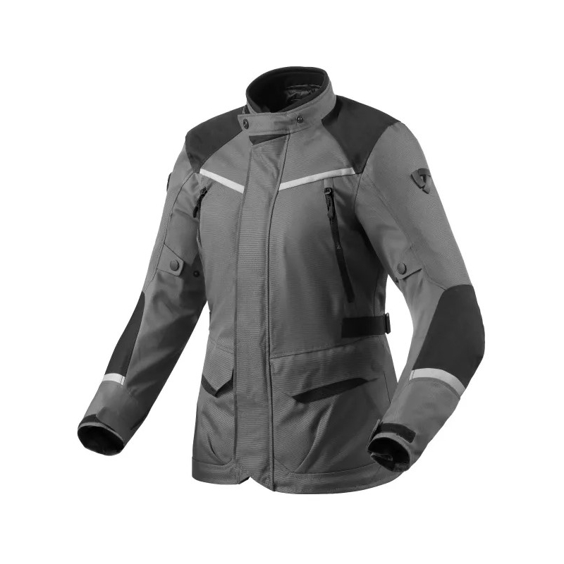 Damska kurtka motocyklowa Revit Voltiac 3 H2O szaro-czarna