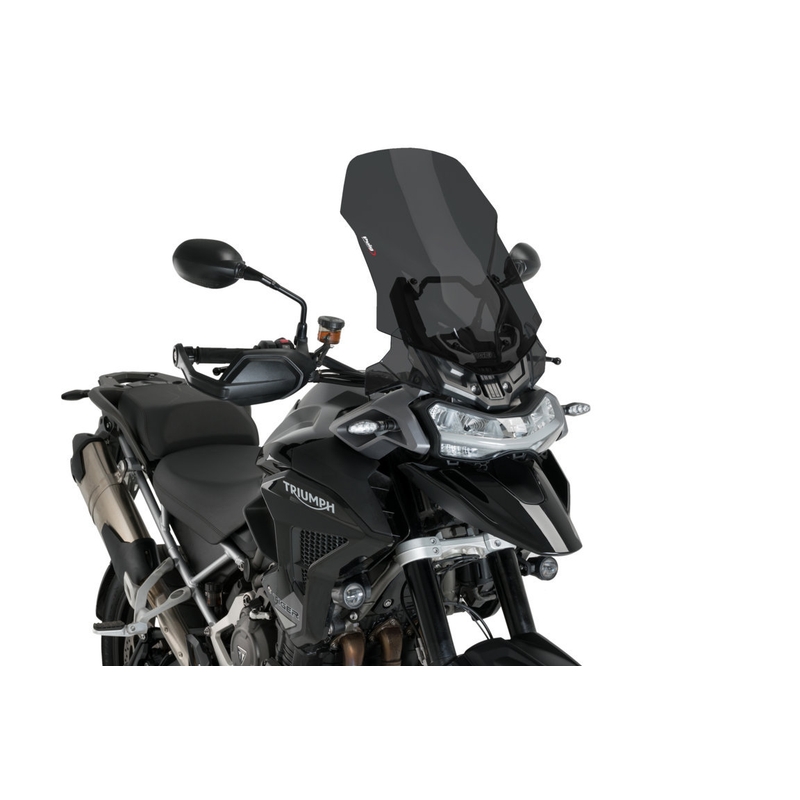 Windscreen PUIG TOURING dark smoke for TRIUMPH Tiger 1200 Explorer / GT Explorer 2022-2023