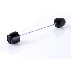 Axle sliders PUIG PHB19 21277N black without color caps, front