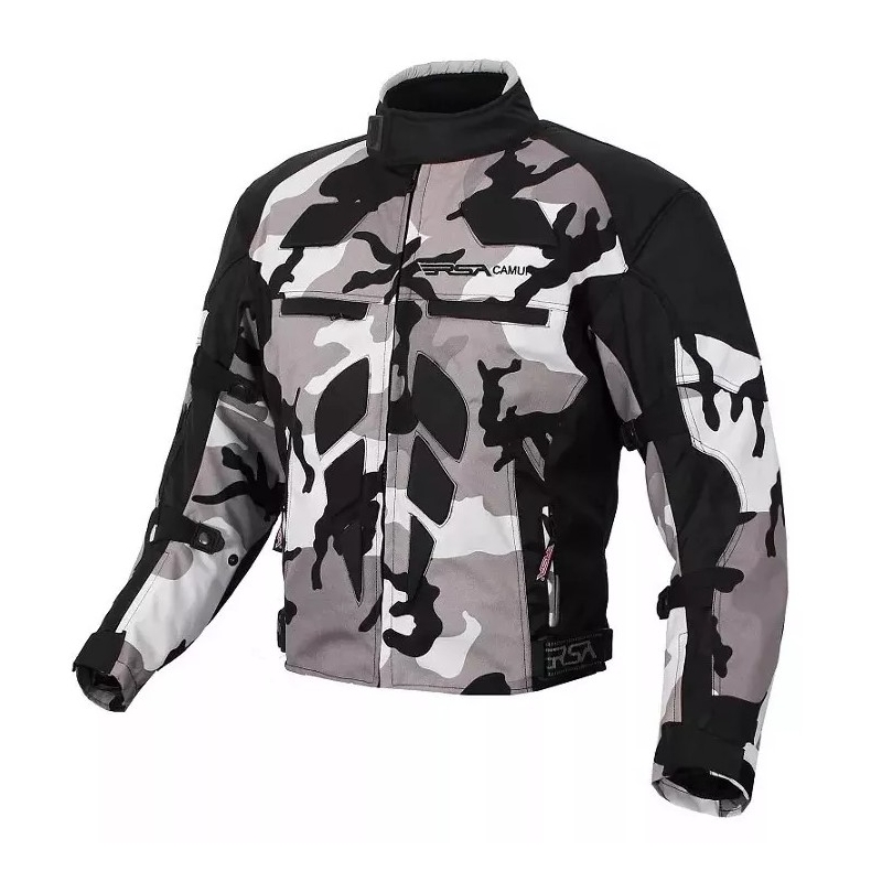 Kurtka motocyklowa RSA Camuflage szara wyprzedaż