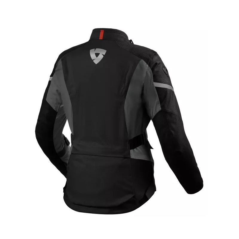 Damska kurtka motocyklowa Revit Horizon 3 H2O czarno-czerwona