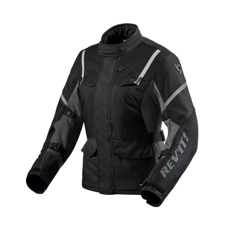 Damska kurtka motocyklowa Revit Horizon 3 H2O czarno-biała