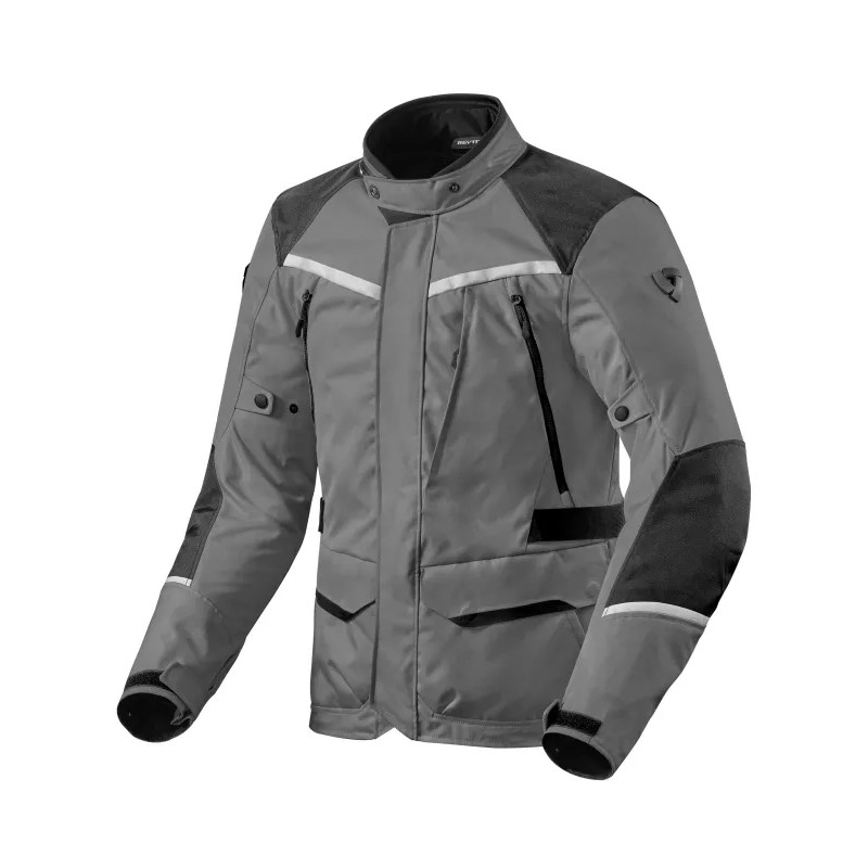 Kurtka motocyklowa Revit Voltiac 3 H2O szaro-czarna