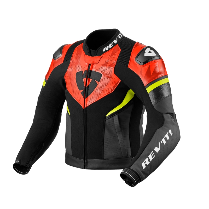 Kurtka motocyklowa Revit Hyperspeed 2 Air black-fluo red wyprzedaż