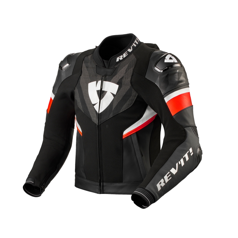 Kurtka motocyklowa Revit Hyperspeed 2 Pro czarno-fluo czerwona wyprzedaż