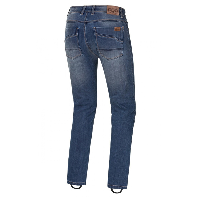 Niebieskie jeansy motocyklowe SECA Night City ARM wyprzedaż