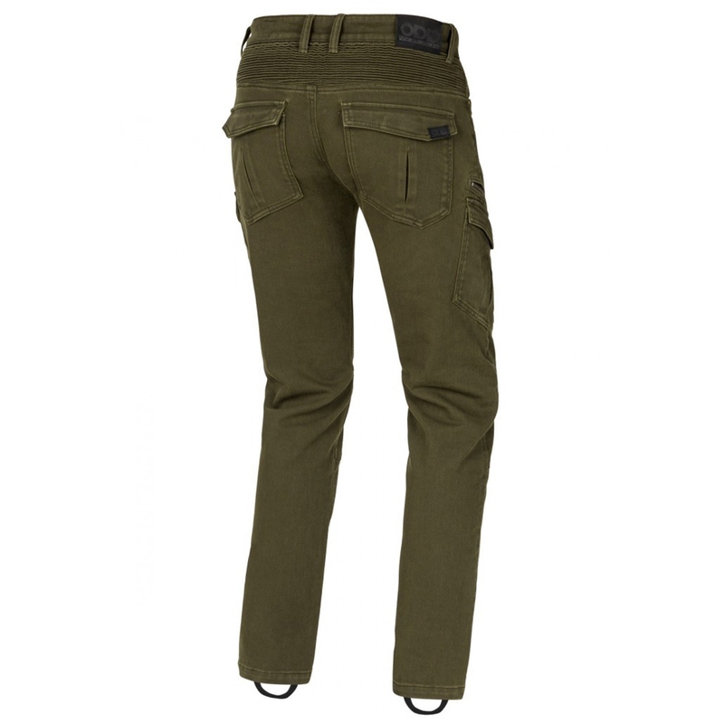 Jeansy motocyklowe SECA Badlands ARM khaki wyprzedaż