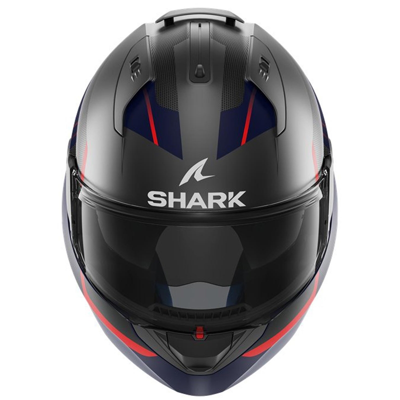 Kask z podnoszoną szczęką SHARK EVO-ES Kryd czarno-czerwono-ciemno niebieski