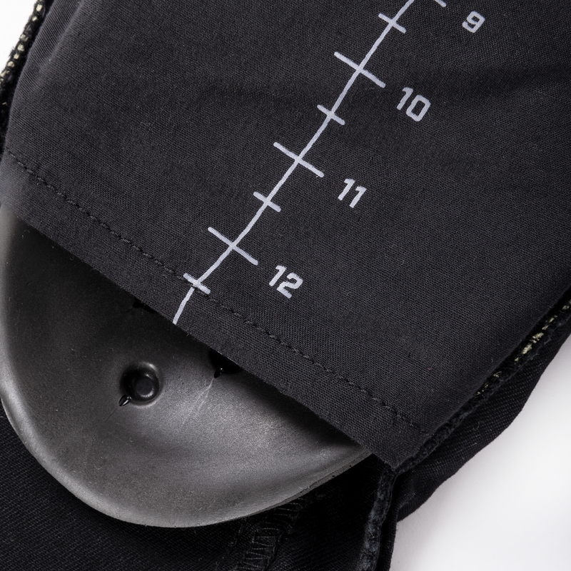 Jeansy motocyklowe Rebelhorn Vandal Twill czarne wyprzedaż