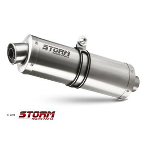 Full exhaust system 3x1 STORM OVAL Y.054.LX1 Stainless Steel