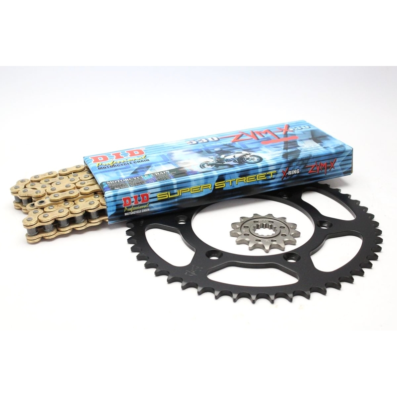 Chain kit D.I.D + JT ZVM-X serie in gold color
