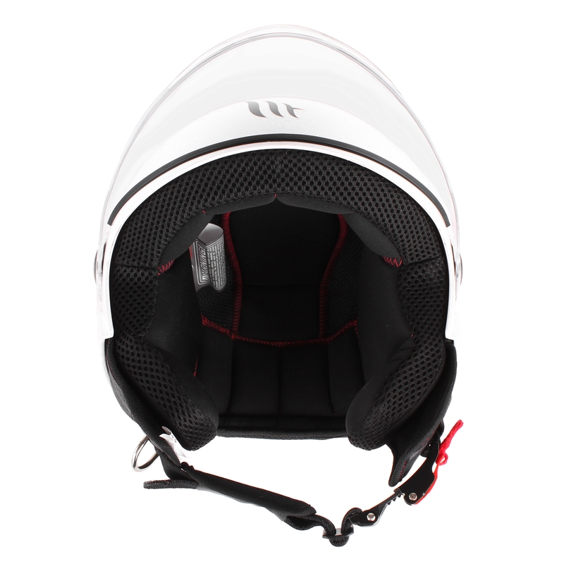 Otwarty kask motocyklowy MT Street biały wyprzedaż