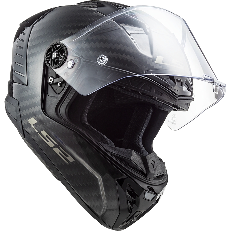 LS2 FF805 Thunder Carbon Black Integralny kask motocyklowy