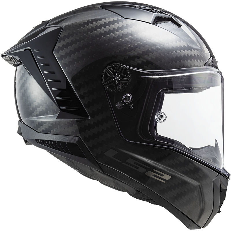 LS2 FF805 Thunder Carbon Black Integralny kask motocyklowy