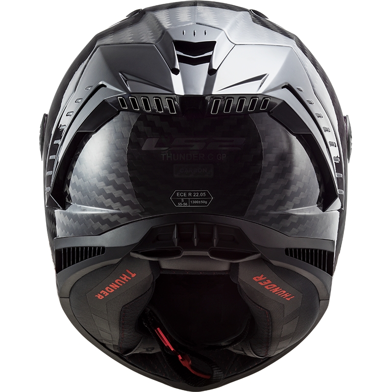 LS2 FF805 Thunder Carbon Black Integralny kask motocyklowy