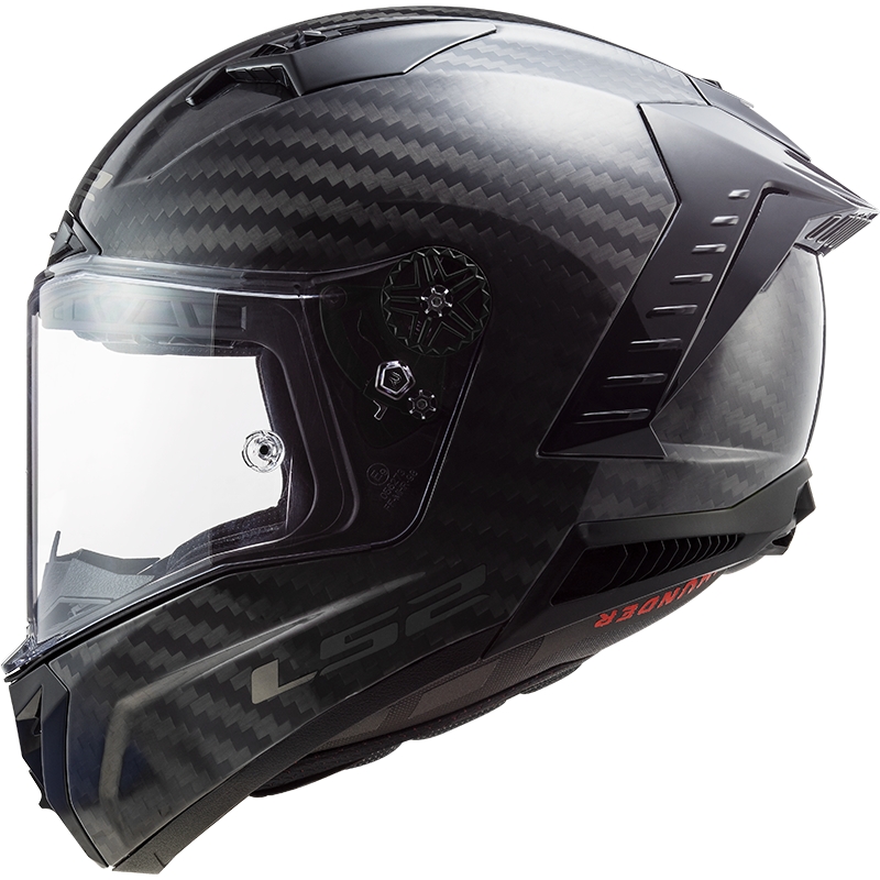 LS2 FF805 Thunder Carbon Black Integralny kask motocyklowy