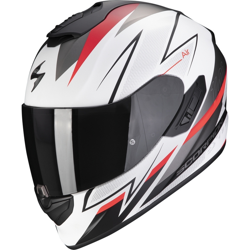 Kask integralny Scorpion EXO-1400 EVO Air Thelios biało-czerwony