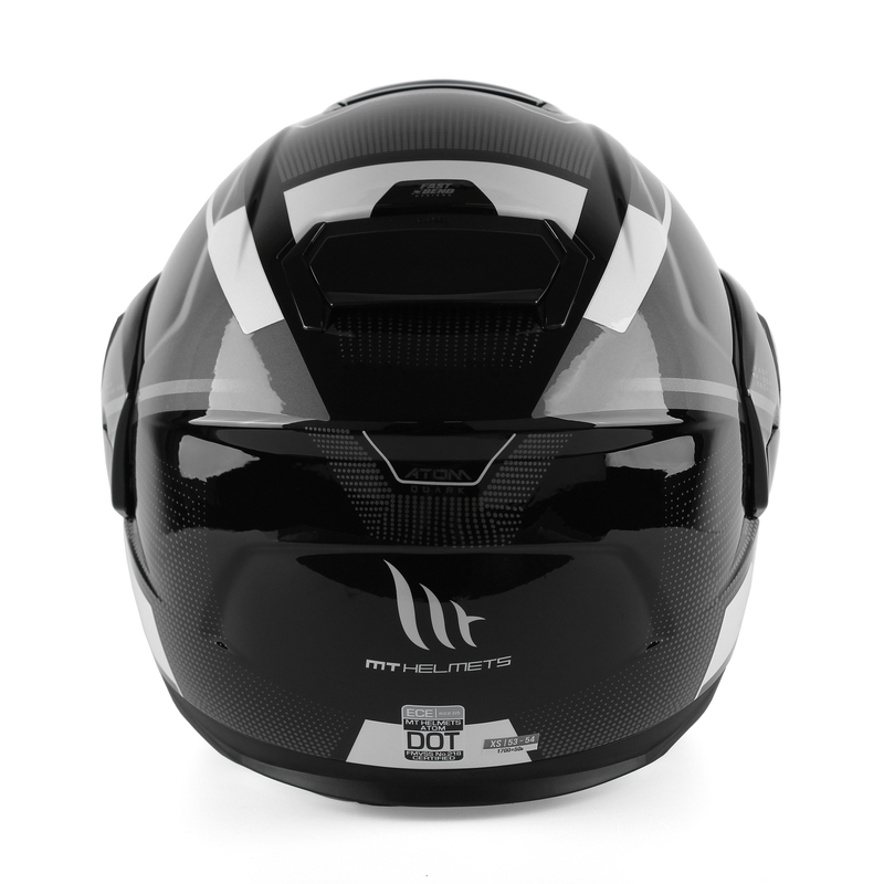 Szukasz Szczękowy kask motocyklowy MT Atom SV Quark czarno-szaro