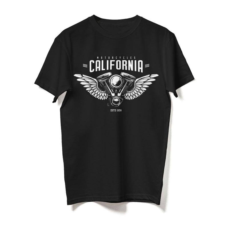 Koszulka RSA California czarna wyprzedaż