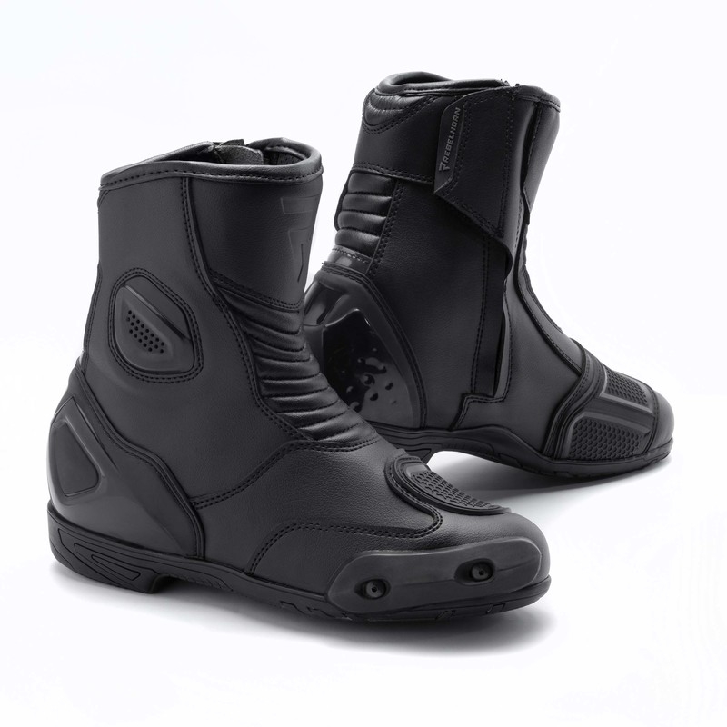 Buty motocyklowe Rebelhorn Trip ST Short czarne wyprzedaż