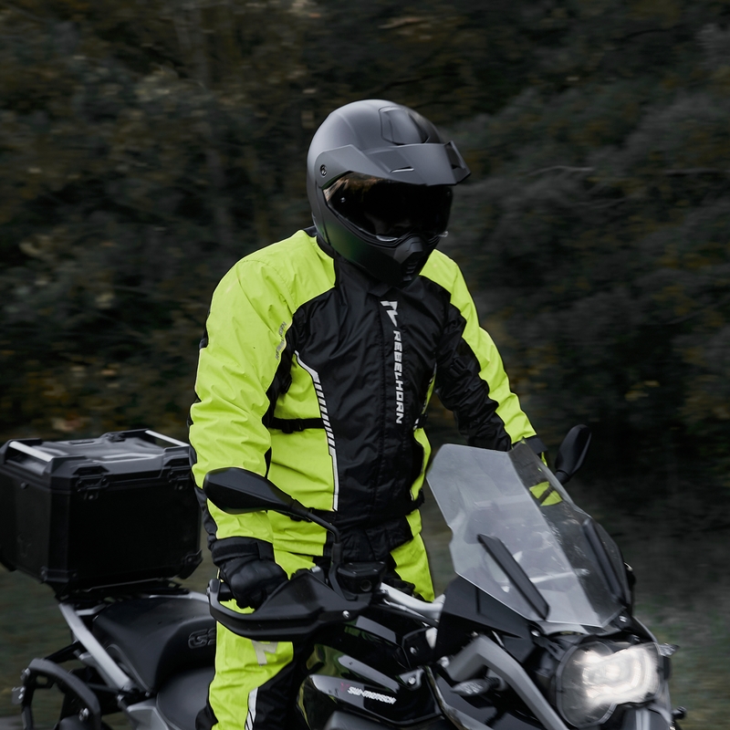 Kurtka przeciwdeszczowa Rebelhorn Patrol fluo żółto - czarna