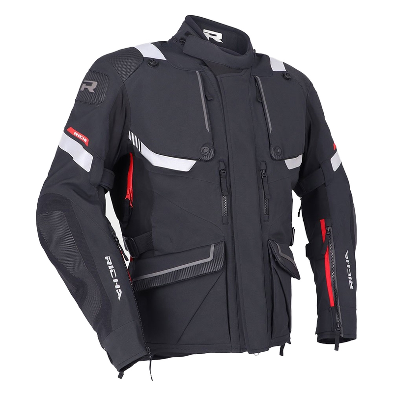 Kurtka motocyklowa RICHA Armada GTX Pro czarna wyprzedaż