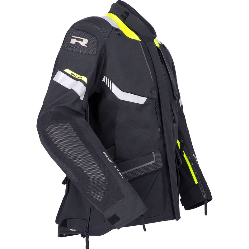 Kurtka motocyklowa RICHA Armada GTX Pro black-fluo yellow wyprzedaż