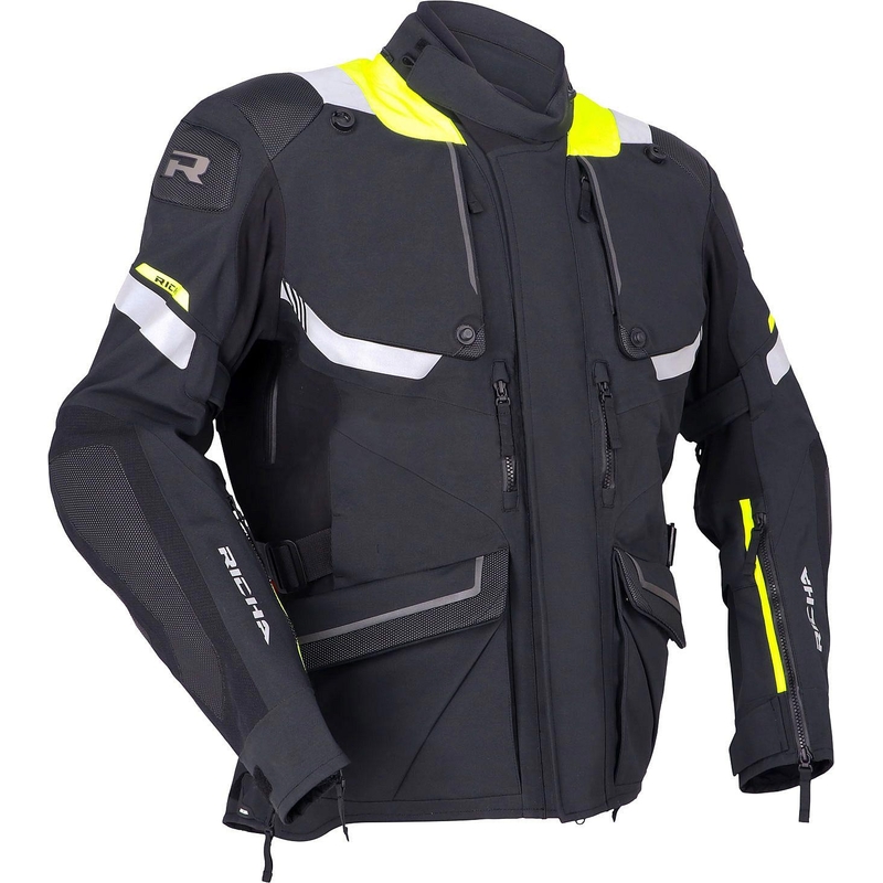 Kurtka motocyklowa RICHA Armada GTX Pro black-fluo yellow wyprzedaż