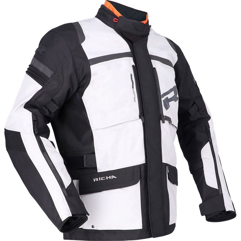 Kurtka motocyklowa RICHA Brutus GTX szaro-czarna wyprzedaż