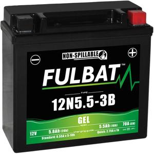 Gel battery FULBAT 12N5.5-3B GEL