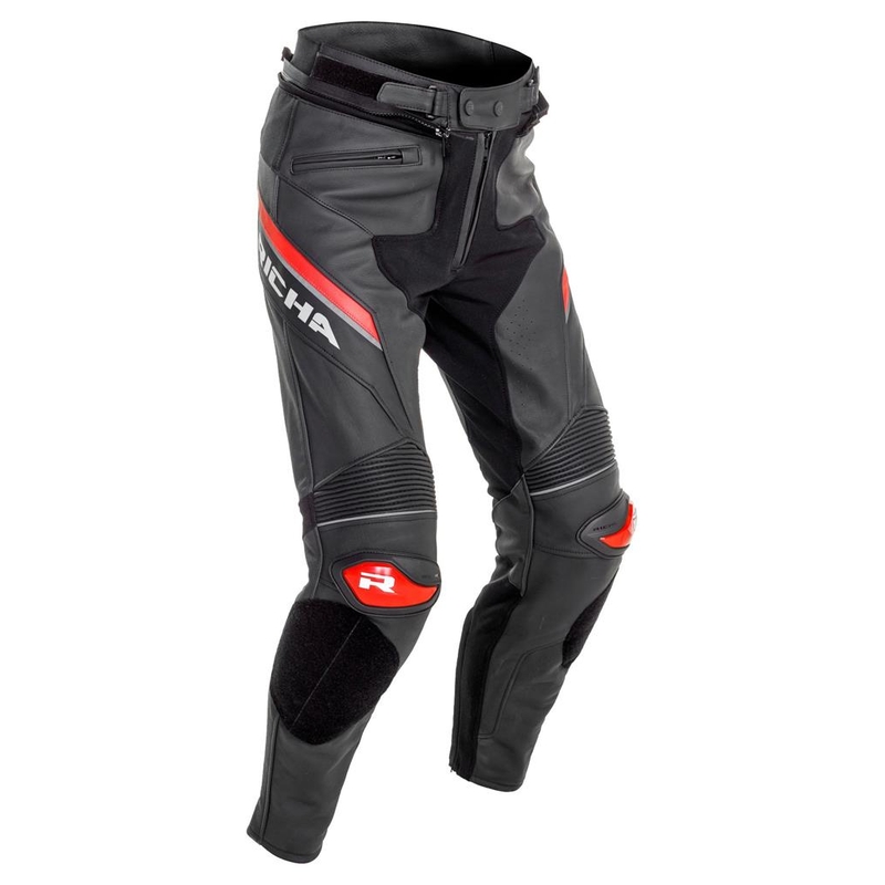 Spodnie motocyklowe RICHA Viper 2 Street czarno-czerwone wyprzedaż