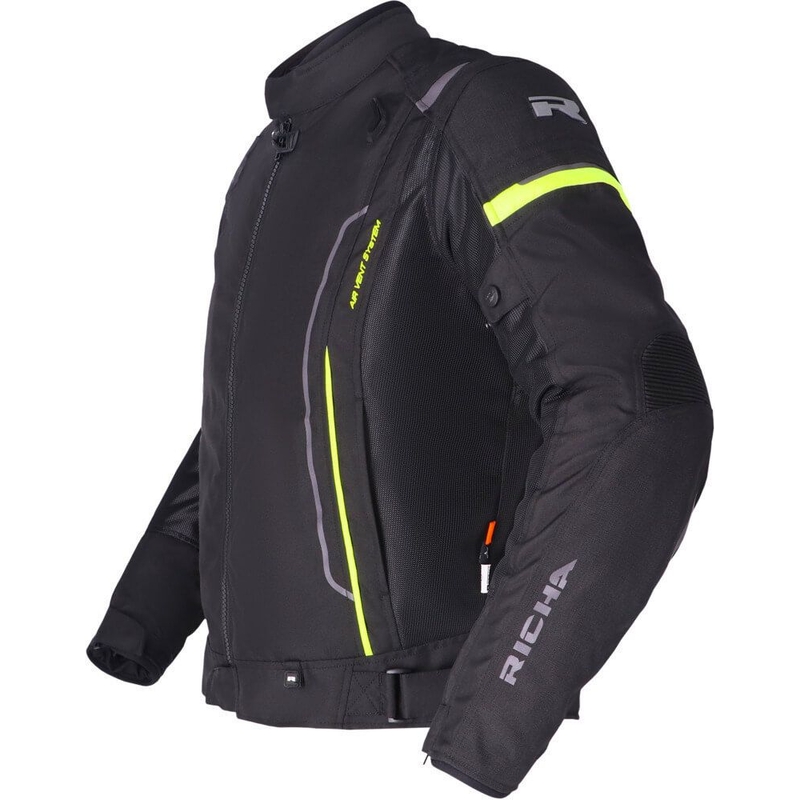 Kurtka motocyklowa RICHA Airstream 3 czarno-fluo żółta wyprzedaż